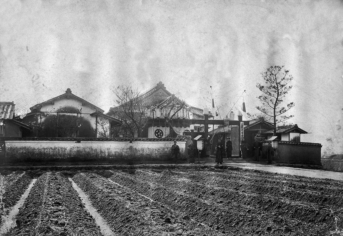 龍田移転当時の旧神殿の外観